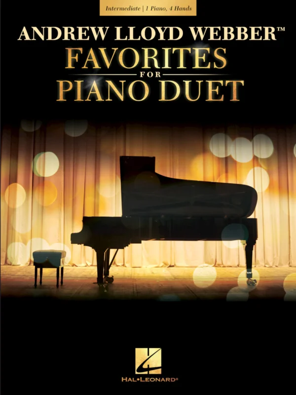 Autentický FAVORITES for PIANO DUET - Andrew Lloyd Webber / 1 klavír 4 ruce