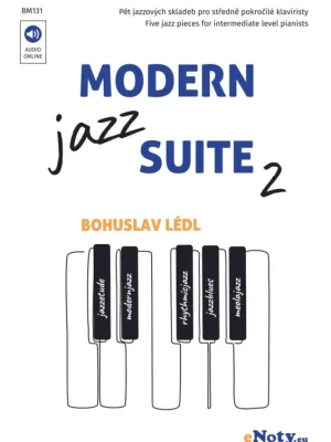 Modern Jazz Suite 2 + Audio Online / pět jazzových skladeb pro sólo klavír Omezená Nabídka