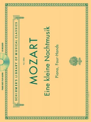 Výprodej MOZART - Eine kleine Nachtmusik + CD 1 klavír 4 ruce