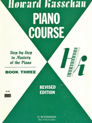 Piano Course 3 by Howard Kasschau / škola hry na klavír 3 Finální Výprodej