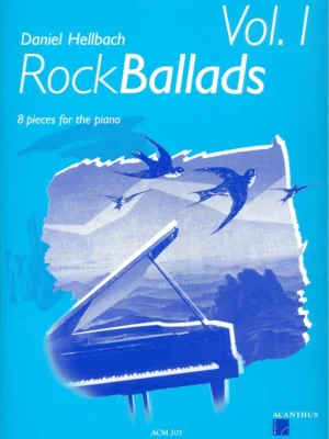 Značkový RockBallads 1 by Daniel Hellbach / 8 originálních skladeb pro klavír