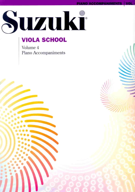 Suzuki Viola School 4 - klavírní doprovod Vrácení Zdarma