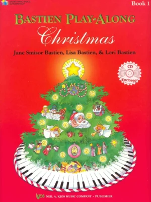 Bastien Play Along - Christmas 1 + CD / vánoční melodie ve velmi jednoduché úpravě pro klavír Omezená Nabídka