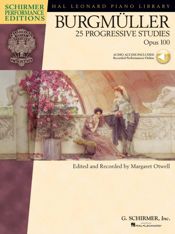 BURGMÜLLER - 25 Progressive Studies, Opus 100 + Audio Online Must-Have