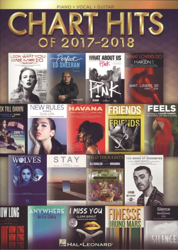CHART HITS of 2017-2018 // klavír / zpěv / kytara Doprava Zdarma