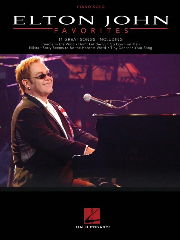 ELTON JOHN Favorites - 11 Great Songs for Piano Solo Bezpečná Platba