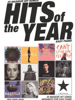Aktuální Hits of the Year - 25 Massive Hit Songs for Easy Piano