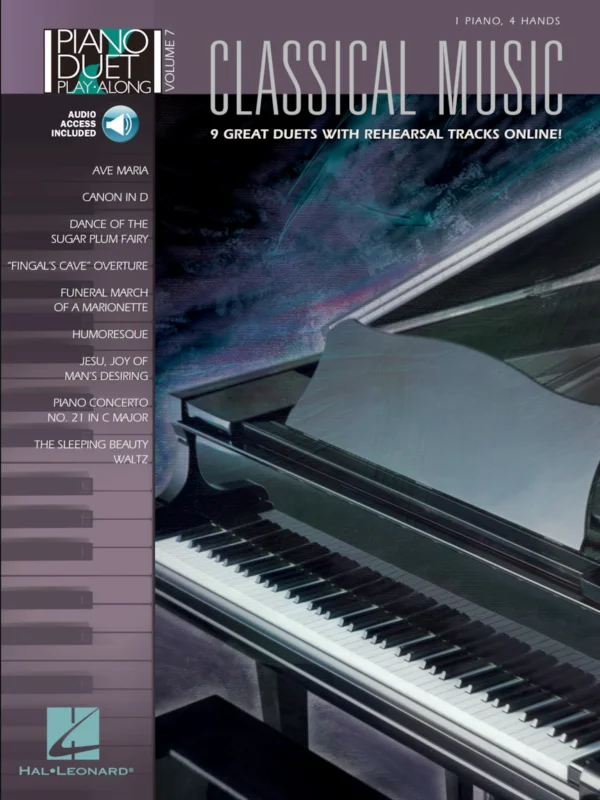 PIANO DUET PLAY-ALONG 7 - CLASSICAL MUSIC + Audio Online / klavír Ověřený
