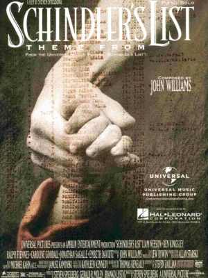 SCHINDLER'S LIST, theme from motion picturepiano solo Finální Výprodej