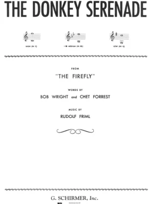 The Donkey Serenade (from The Firefly) - klavír/zpěv/kytara Must-Have