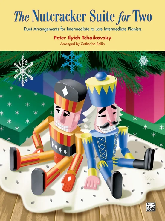 Značkový The NUTCRACKER SUITE for TWO / 1 klavír 4 ruce