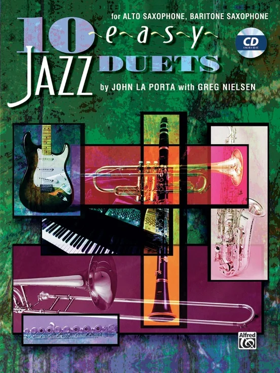 10 EASY JAZZ DUETS + CD - Eb nástroje Dokud Zásoby Vydrží