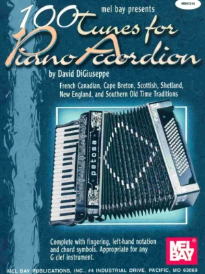 100 Tunes for Piano Accordion / akordeon Výprodej