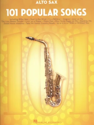 101 Popular Songs for Alto Saxophone / altový saxofon Aktuální