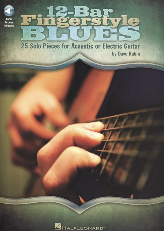12-Bar Fingerstyle Blues + Audio Online / kytara + tabulatura Levný