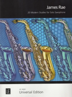 20 Modern Studies for Solos Saxophone / moderní etudy pro saxofon Zlevněný