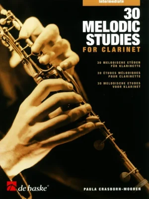 30 Melodic Studies for Clarinet / melodické etudy pro klarinet Cenová Bomba