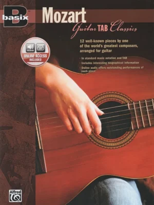 Originální BASIX - MOZART FOR GUITAR + Audio Online / kytara + tabulatura