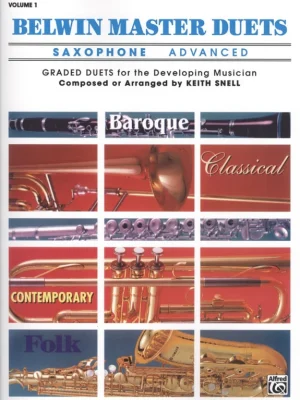 Nejlepší Volba Belwin Master Duets - Advanced 1 / saxofon