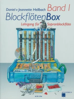 BlockflötenBox Band 1 + CD / škola hry na zobcovou flétnu Akční Cena
