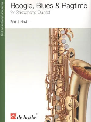 Rychlé Dodání Boogie, Blues & Ragtime for Saxophone Quintet (AATTB) / partitura + party