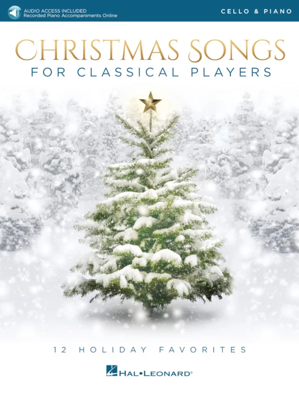 CHRISTMAS SONGS for Classical Players + Audio Online / violoncello a klavír Objednat Nyní