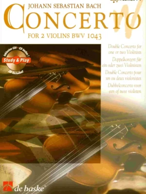 Kup Teď Concerto for 2 Violins BWV 1043 by J.S.Bach + CD / dvoje housle a klavír
