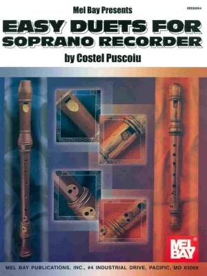 EASY DUETS FOR SOPRANO RECORDER / dueta pro zobcovou flétnu Expresní Doručení