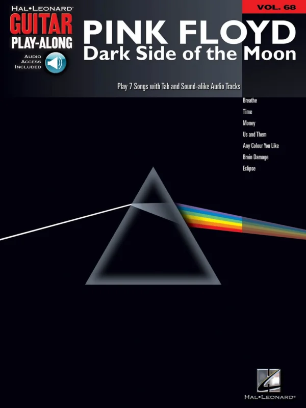 Sleva Guitar Play Along 68 - PINK FLOYD • DARK SIDE OF THE MOON + Audio Online / guitar + tab