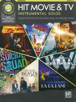 Hit Movie & TV Instrumental Solos + CD / trombón (pozoun) a klavír (PDF) Aktuální