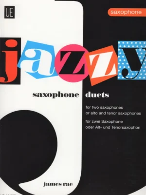 Výprodej Jazzy Duets for Saxophones / pět skladeb pro dva saxofony (AA, TT nebo AT)