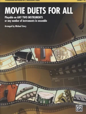 Sleva Movie Duets for All / trombon (pozoun), fagot, tuba