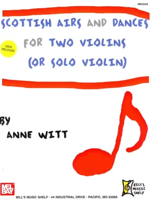 Scottish Airs and Dances for Two Violins - 25 skotských melodií a tanců pro dvoje housle Speciální Cena