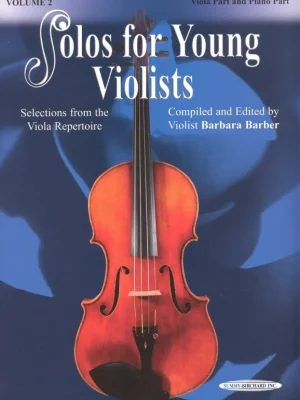 SOLOS FOR YOUNG VIOLISTS 2 / viola a klavír Nízká Cena