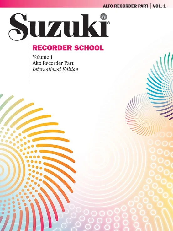 SUZUKI ALTO RECORDER SCHOOL 1 - altová zobcová flétna Vrácení Zdarma