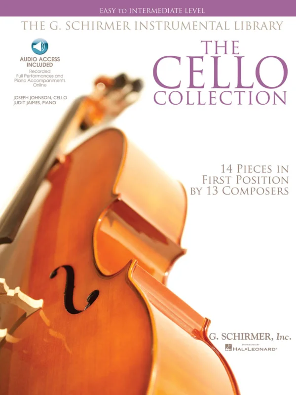 Víkendová Akce THE CELLO COLLECTION (easy-intermediate) + Audio online / violoncello a klavír