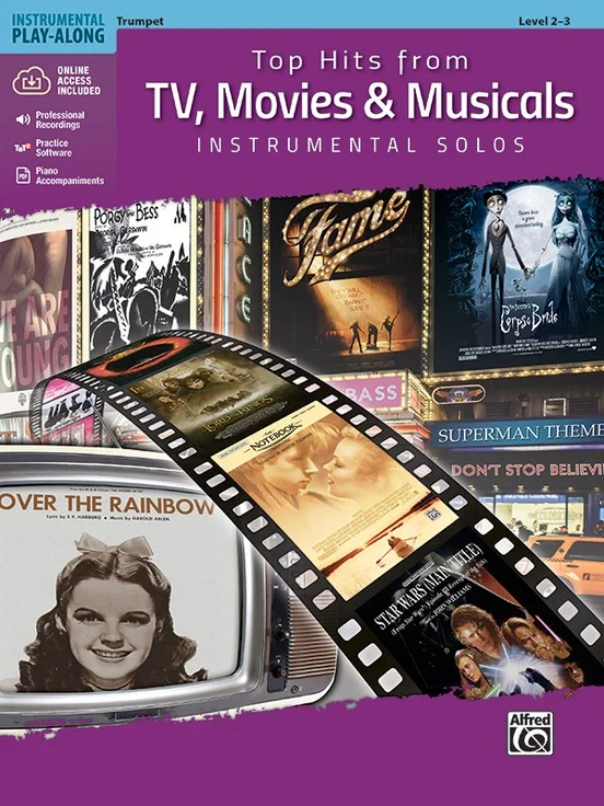 Speciální Cena TV, MOVIES & MUSICALS + Audio Online / trumpeta (trubka) a klavír (PDF)