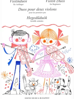 Autentický VIOLIN DUOS for beginner - skladbičky ve snadné úpravě pro dvoje housle
