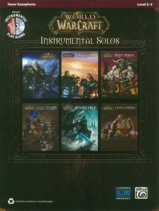 World of Warcraft - Instrumental Solos + CD / tenorový saxofon Nakupujte Hned