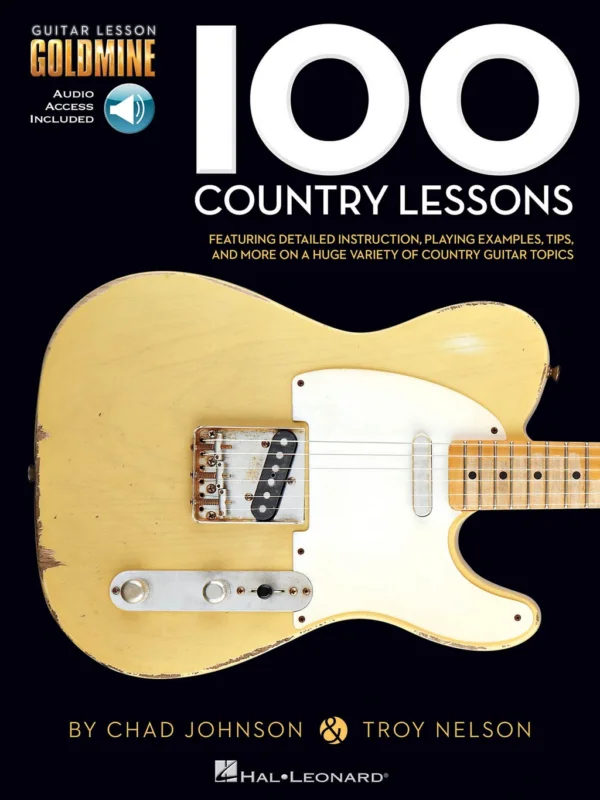 Přímo Od Výrobce 100 Country Lessons + Audio Online / kytara + tabulatura