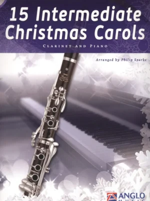 Nejlepší Volba 15 Intermediate Christmas Carols + CD / klarinet a klavír