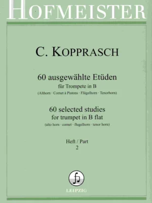 60 AUSGEWAHLTE ETUDEN 2 by Kopprasch / trumpeta Novinka