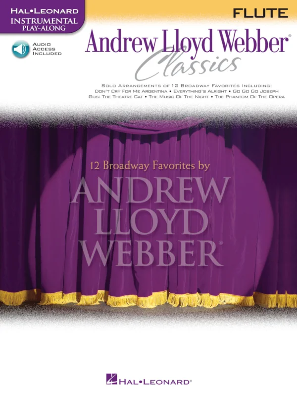 Časově Omezené ANDREW LLOYD WEBER CLASSICS + Audio Online / příčná flétna