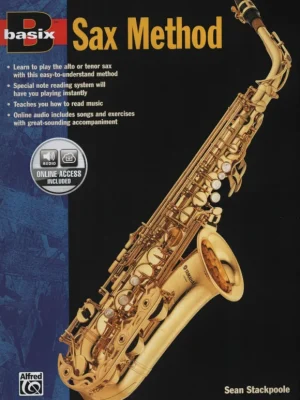 BASIX - SAX METHOD + Audio Online / alto a tenor saxofon Akční Cena