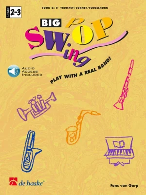 BIG SWING POP + Audio Online trumpeta/cornet/flugelhorn Vysoce Kvalitní