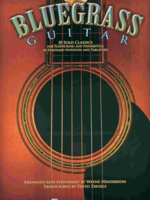 Vysoce Kvalitní BLUEGRASS GUITAR + CD / kytara + tabulatura