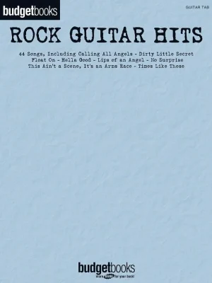 Tovární Cena BUDGETBOOKS - ROCK GUITAR HITS zpěv/kytara + tabulatura