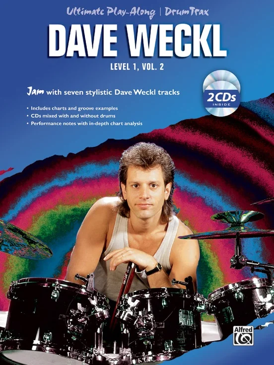 Akce DAVE WECKL - ULTIMATE PLAY-ALONG, level 1, volume 2 + 2x CDdrums
