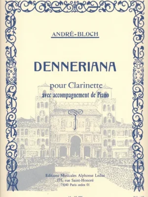 DENNERIANA by André-Bloch / klarinet a klavír Sezónní Sleva