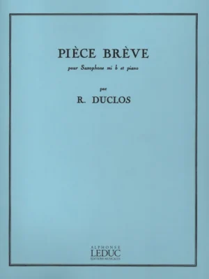Duclos: PIECE BREVE / altový saxofon a klavír Ihned K Objednání